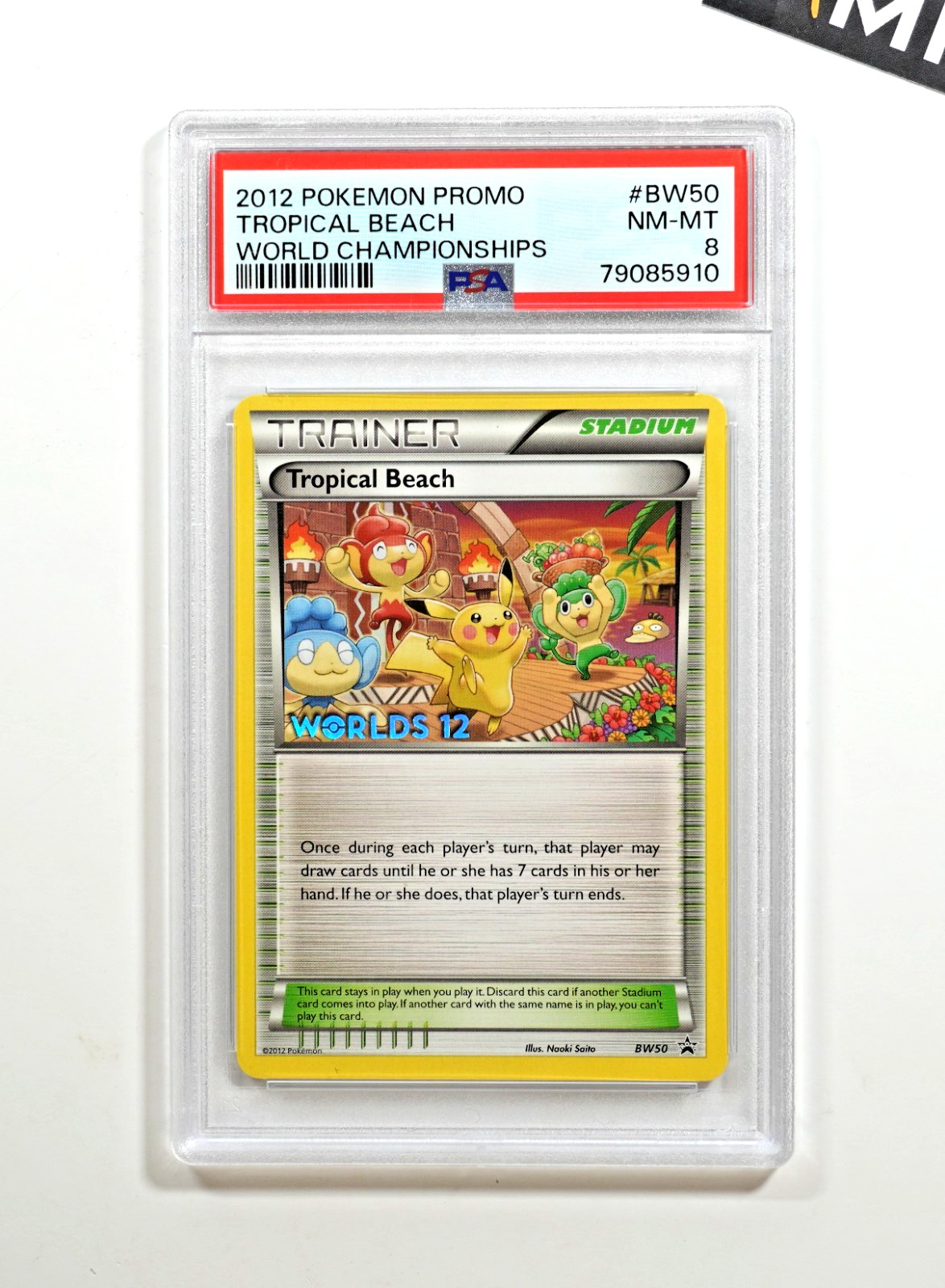 2012 Pokemon World Championships Promo Tropical Beach BW50