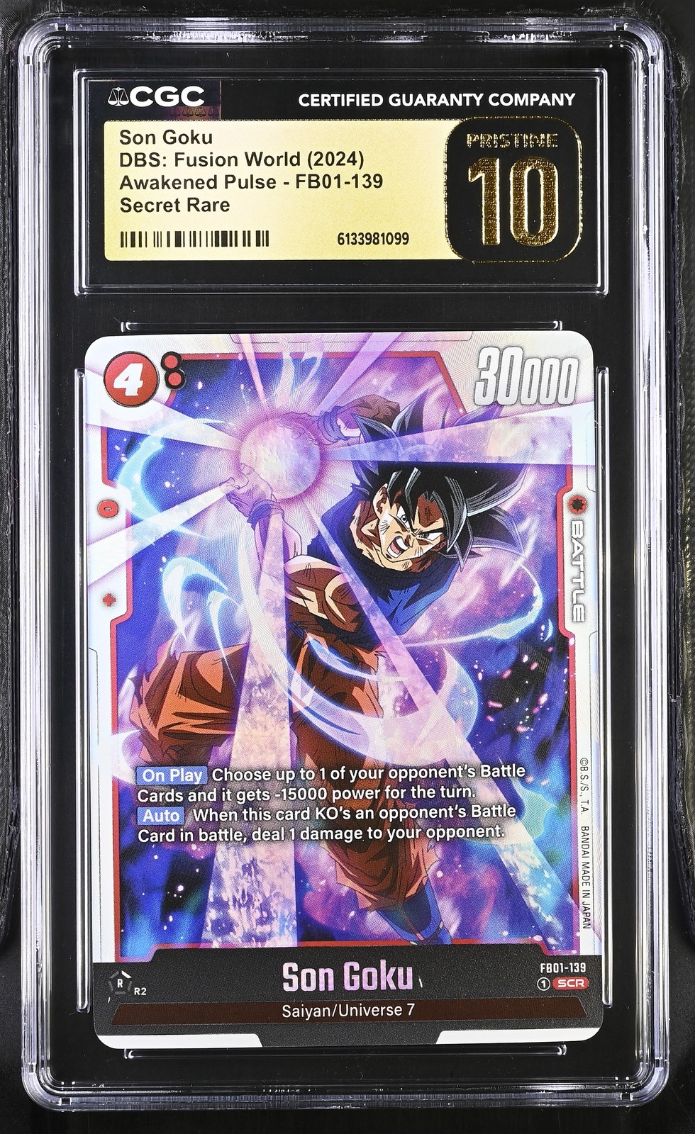 2024 (FB01) Awakened Pulse - English Son Goku SCR FB01-139
