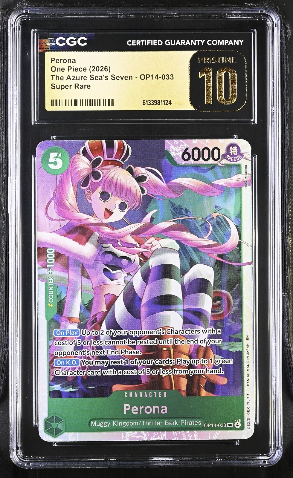 2026 The Azure Sea's Seven (OP14-EB04) - English Perona SR OP14-033