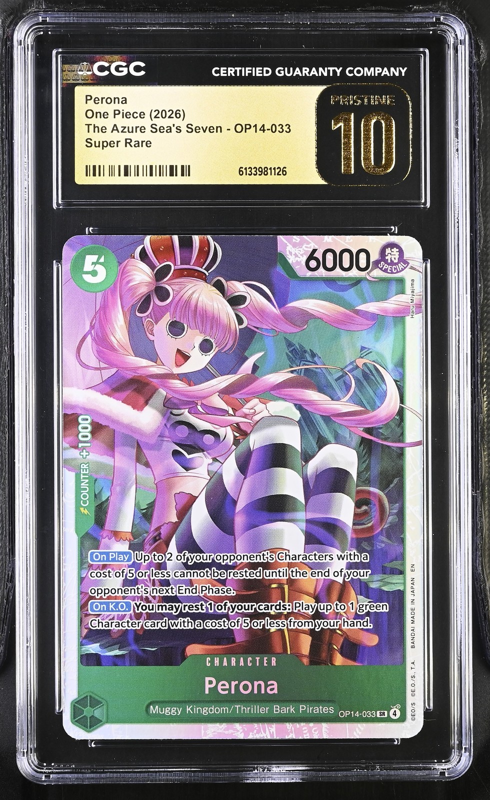 2026 The Azure Sea's Seven (OP14-EB04) - English Perona SR OP14-033