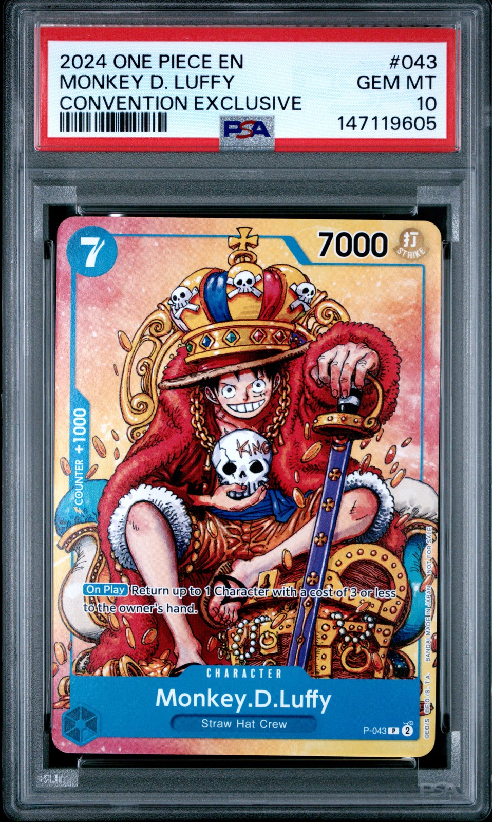 2024 One Piece Promos Monkey D. Luffy Convention Exclusive 043