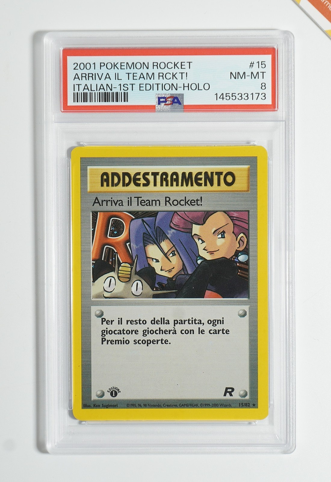 2001 Pokemon Italian Rocket Arriva IL Team Rocket!-Holo 1st Edition 15