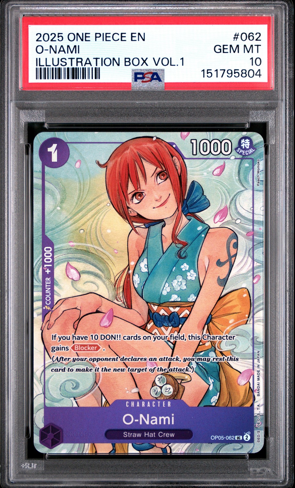 2025 One Piece Promos O-Nami Illustration Box Vol.1 062