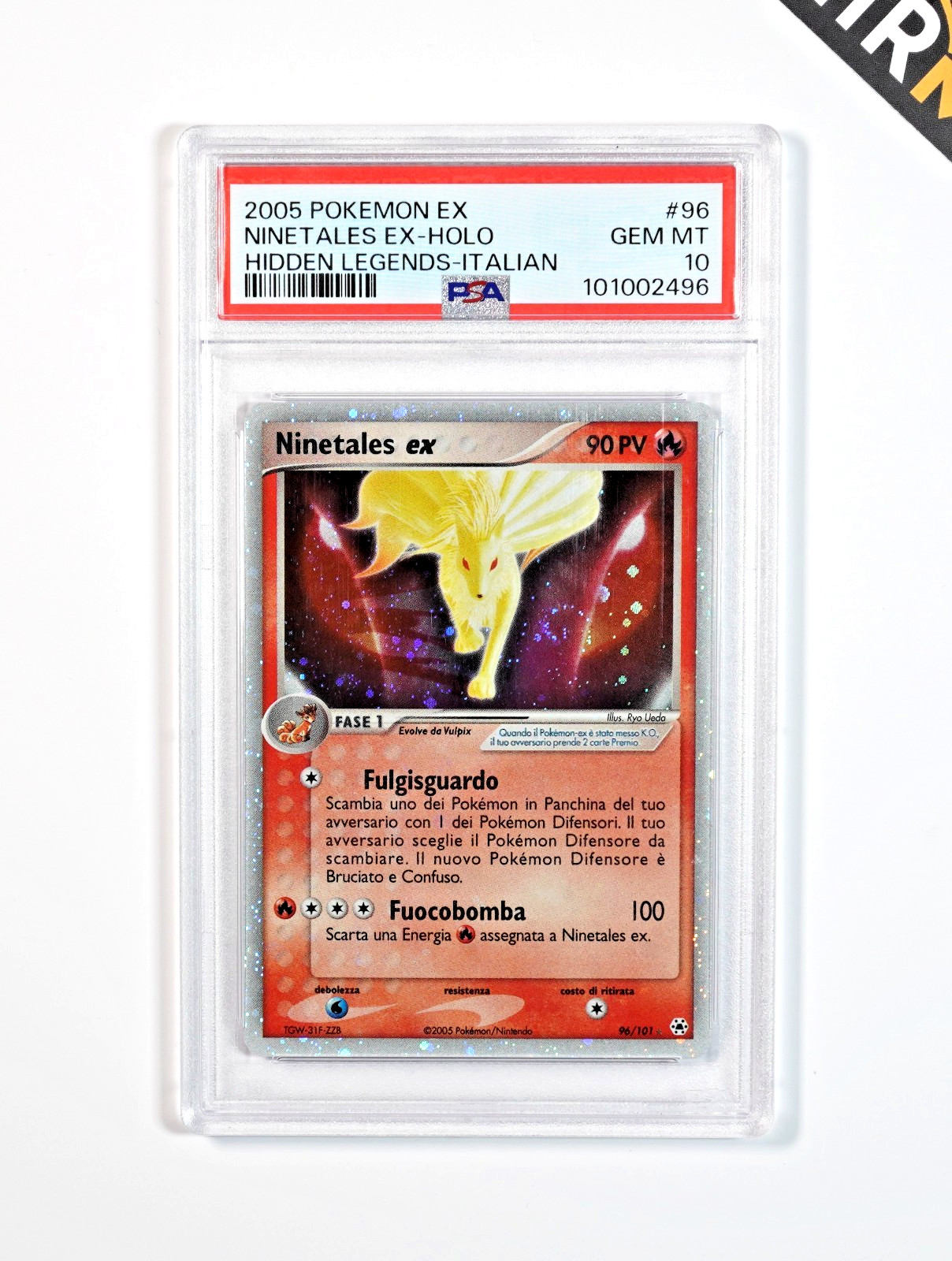 2005 Pokemon Italian EX Hidden Legends Ninetales EX-Holo 96
