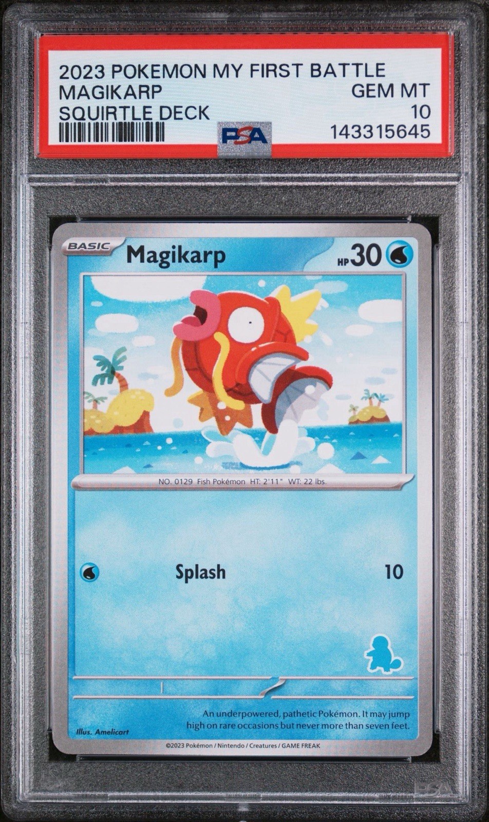2023 Pokemon My First Battle-Squirtle Deck Magikarp