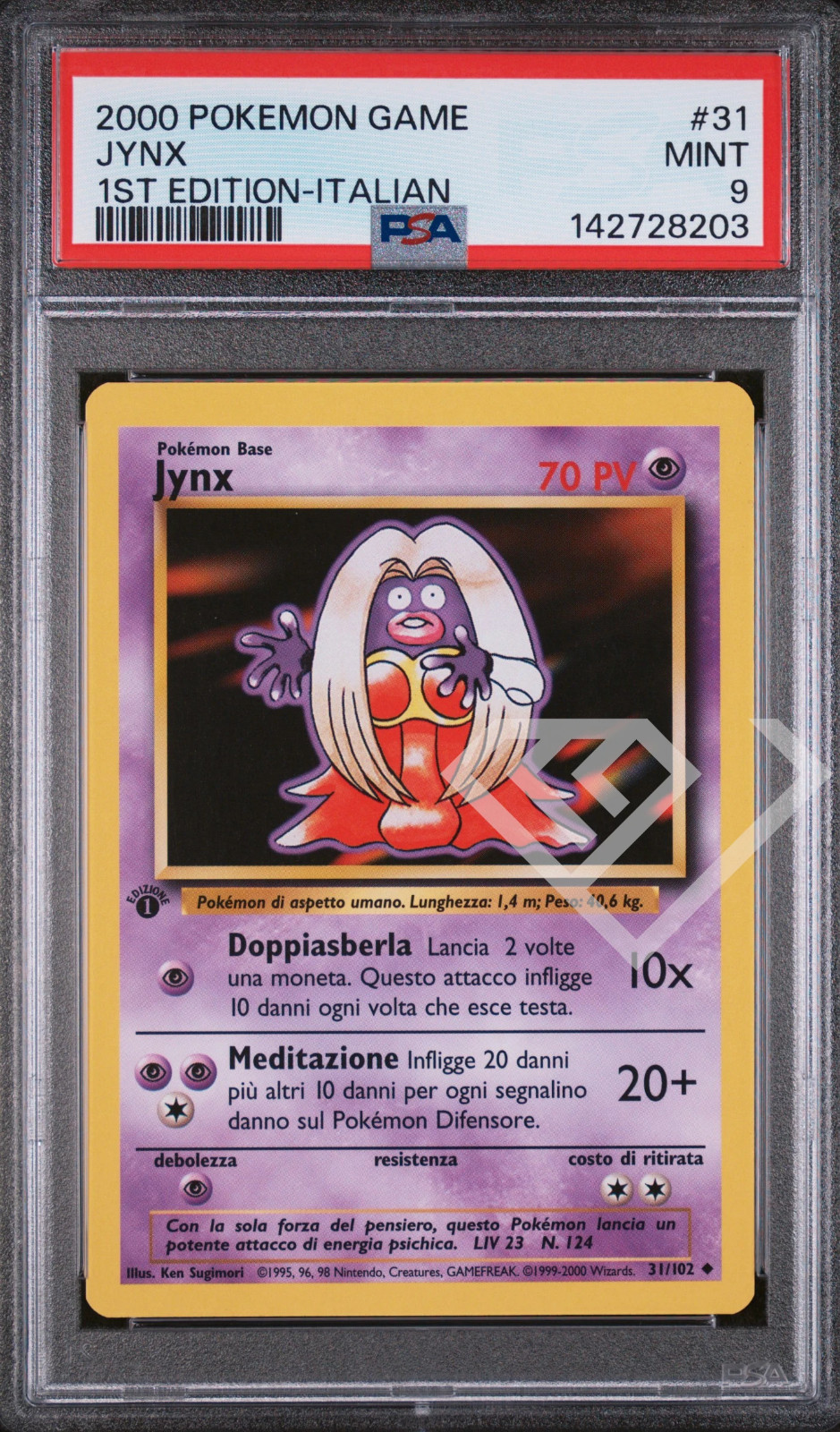2000 Pokemon Game Jynx 1st Edition-Italian 31