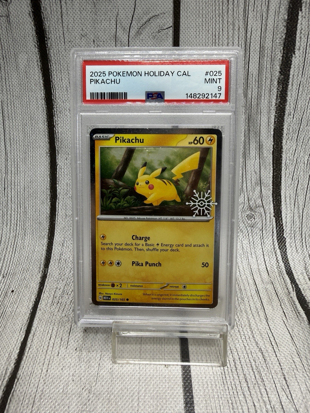 2025 Pokemon Holiday Calendar Pikachu 025