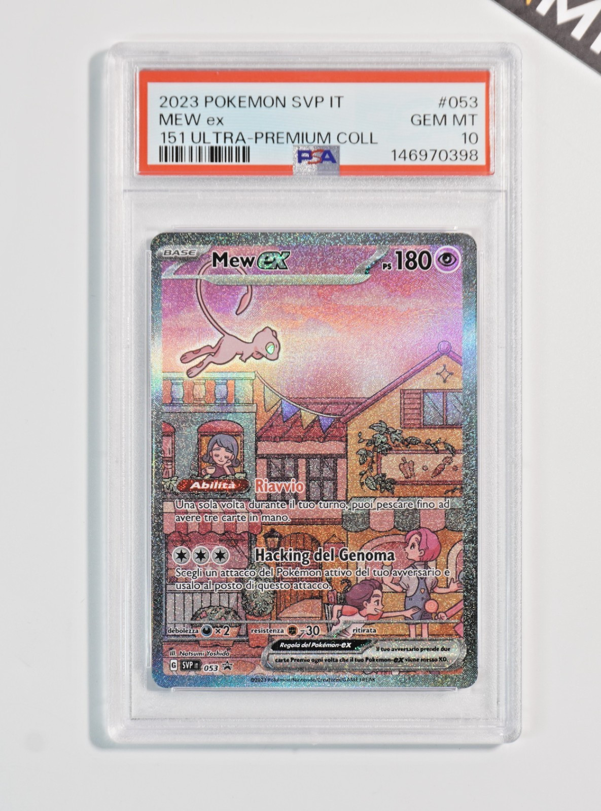 2023 Pokemon Italian Svp It-SV Black Star Promo Mew EX 151 Ultra-Premium Collection 053