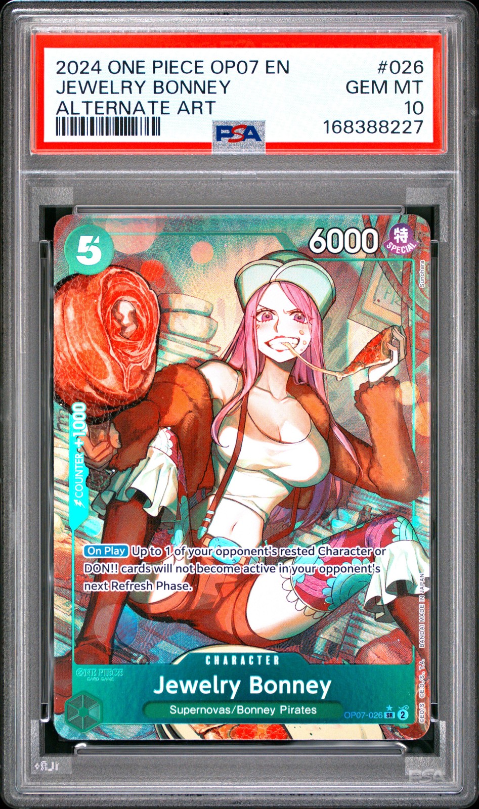 2024 One Piece OP07-500 Years in the Future Jewelry Bonney Alternate Art 026