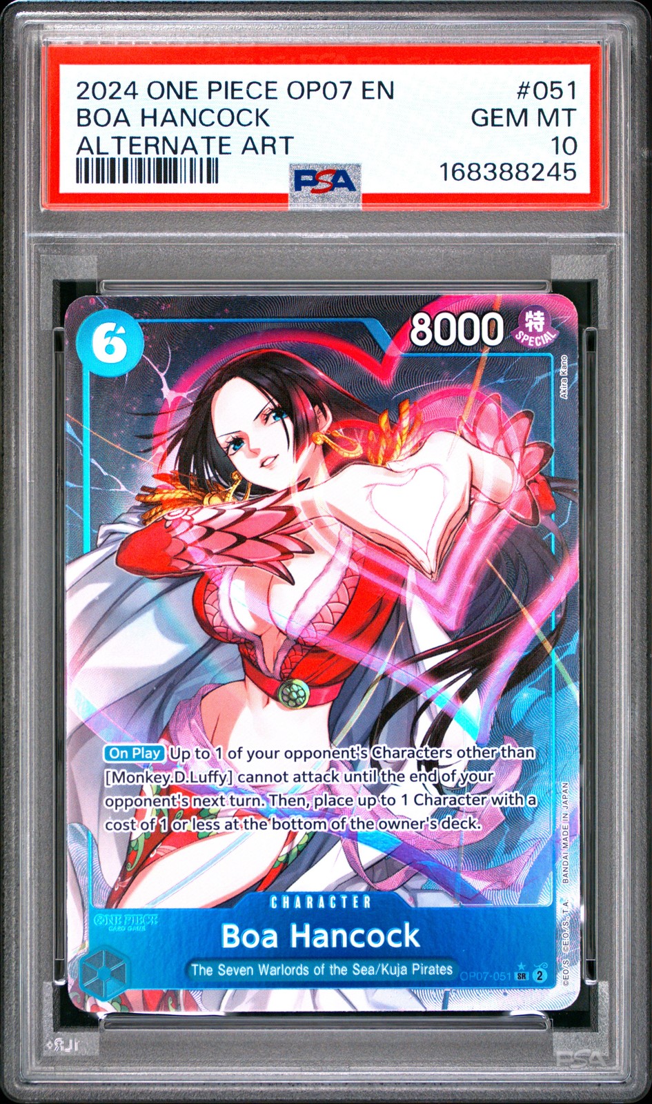 2024 One Piece OP07-500 Years in the Future Boa Hancock Alternate Art 051