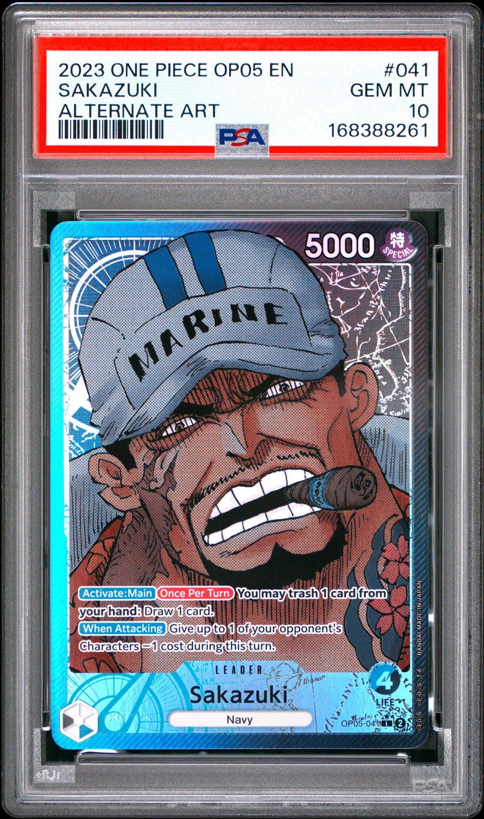2023 One Piece OP05-Awakening of the New Era Sakazuki Alternate Art 041