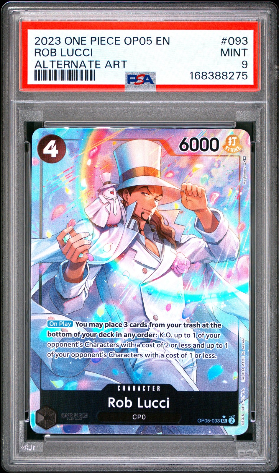 2023 One Piece OP05-Awakening of the New Era Rob Lucci Alternate Art 093