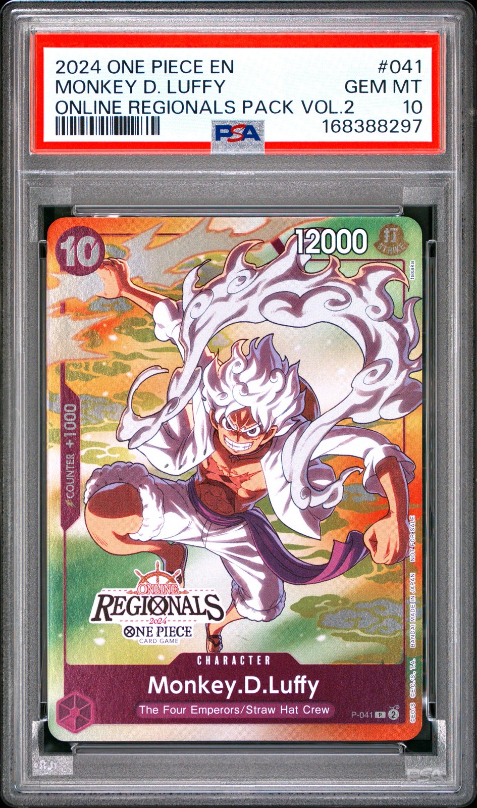 2024 One Piece Online Regionals Pack 2024 Vol.2 Monkey D. Luffy 041