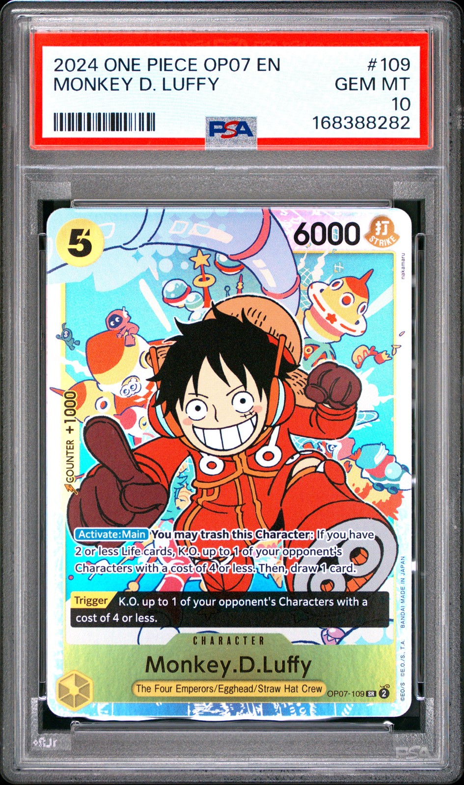 2024 One Piece OP07-500 Years in the Future Monkey D. Luffy 109