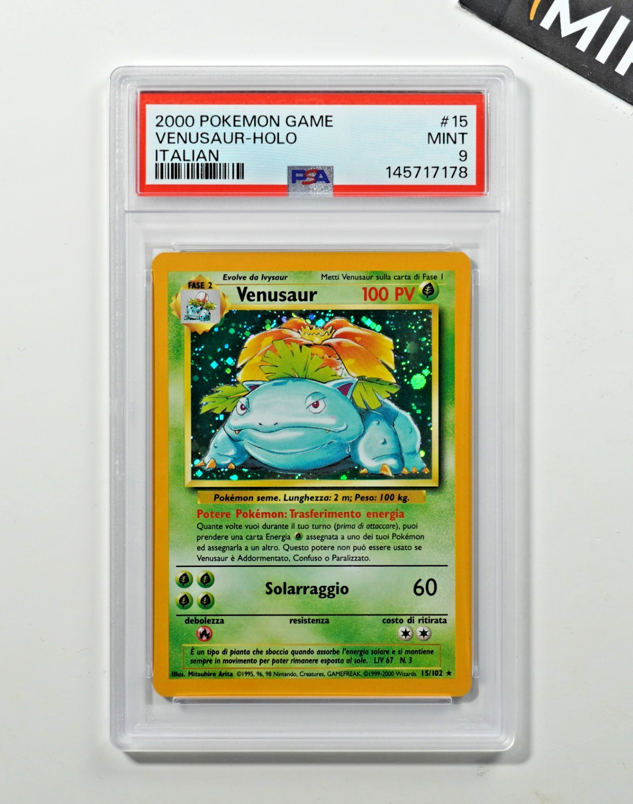 2000 Pokemon Game Venusaur-Holo Italian 15