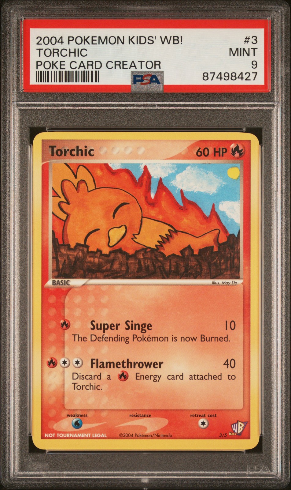 2004 Pokemon Kids' WB! Poke Card Creator Torchic 3