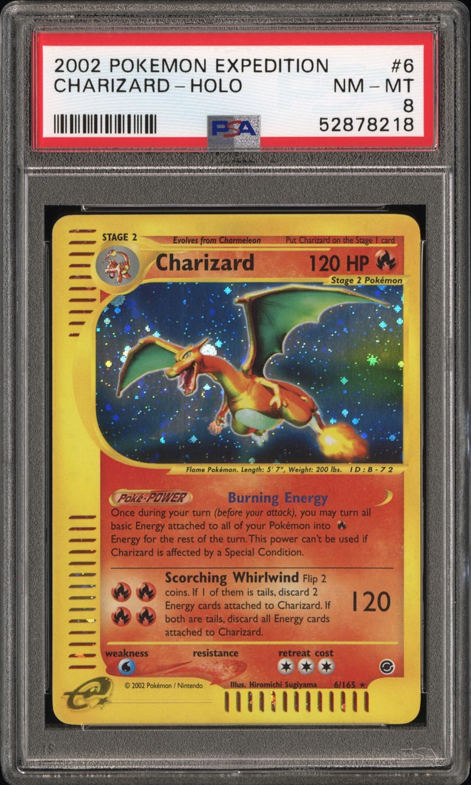 2002 Pokemon Expedition Charizard-Holo 6
