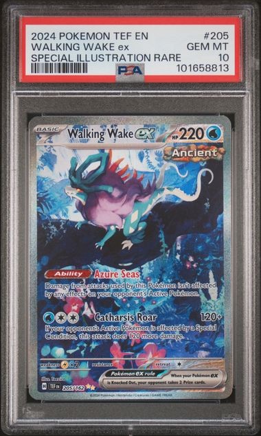 2024 Pokemon Tef EN-Temporal Forces Walking Wake EX Special Illustration Rare 205