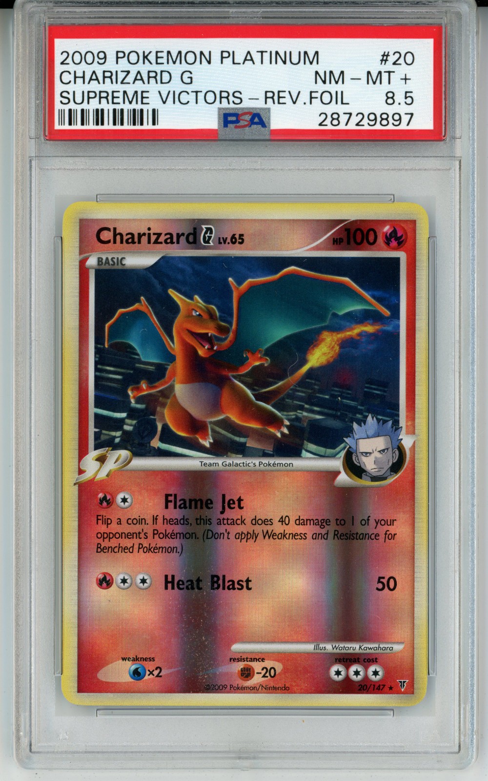 2009 Pokemon Platinum Supreme Victors Charizard G-Reverse Foil 20