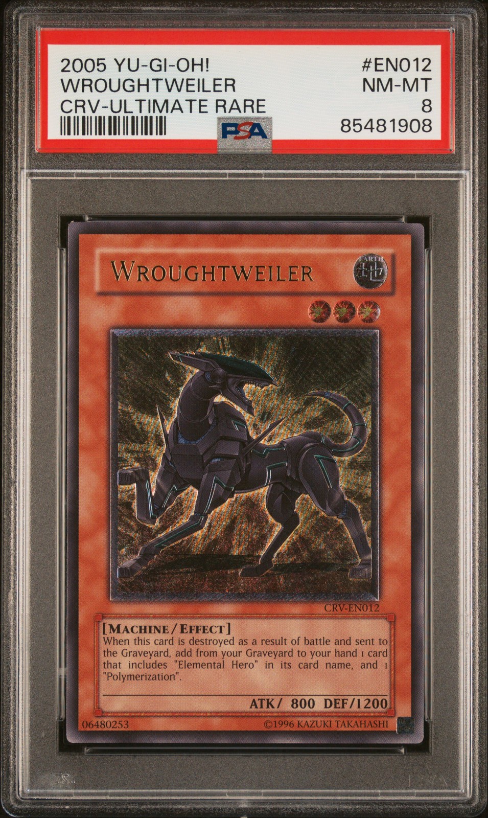 2005 YU-GI-Oh! Crv-Cybernetic Revolution Wroughtweiler Ultimate Rare EN012
