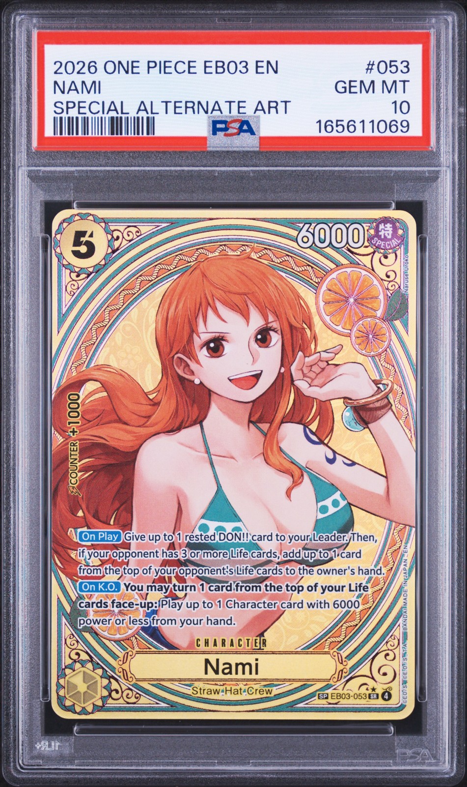 2026 One Piece EB03-Extra Booster -One Piece Heroines Edition- Nami Special Alternate Art 053