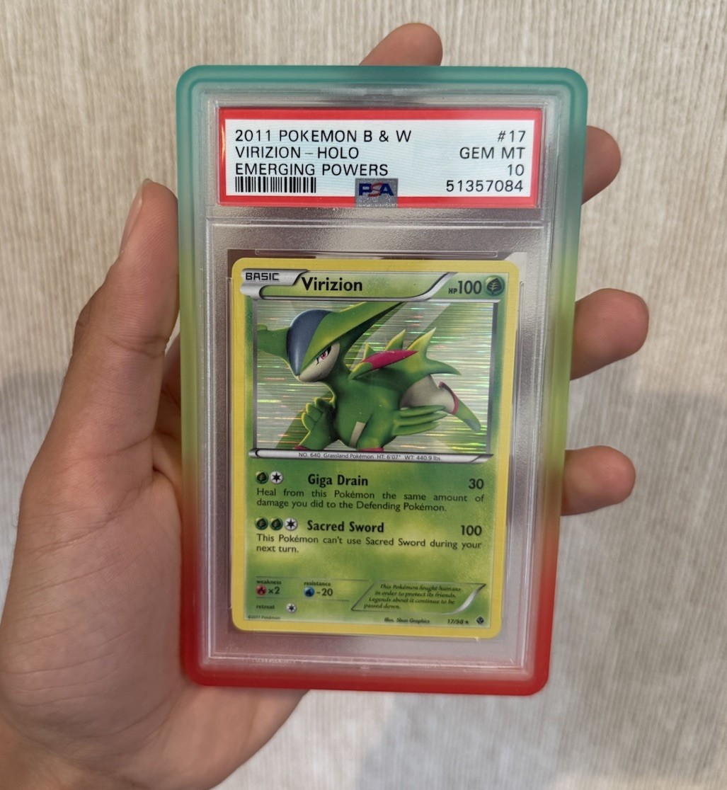 2011 Pokemon Black & White Emerging Powers Virizion-Holo 17