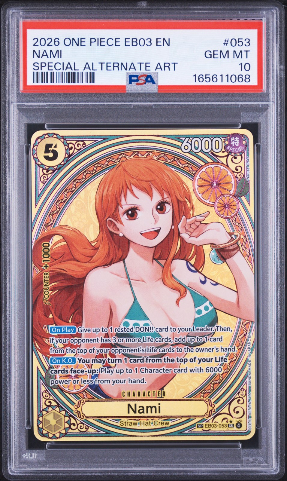 2026 One Piece EB03-Extra Booster -One Piece Heroines Edition- Nami Special Alternate Art 053