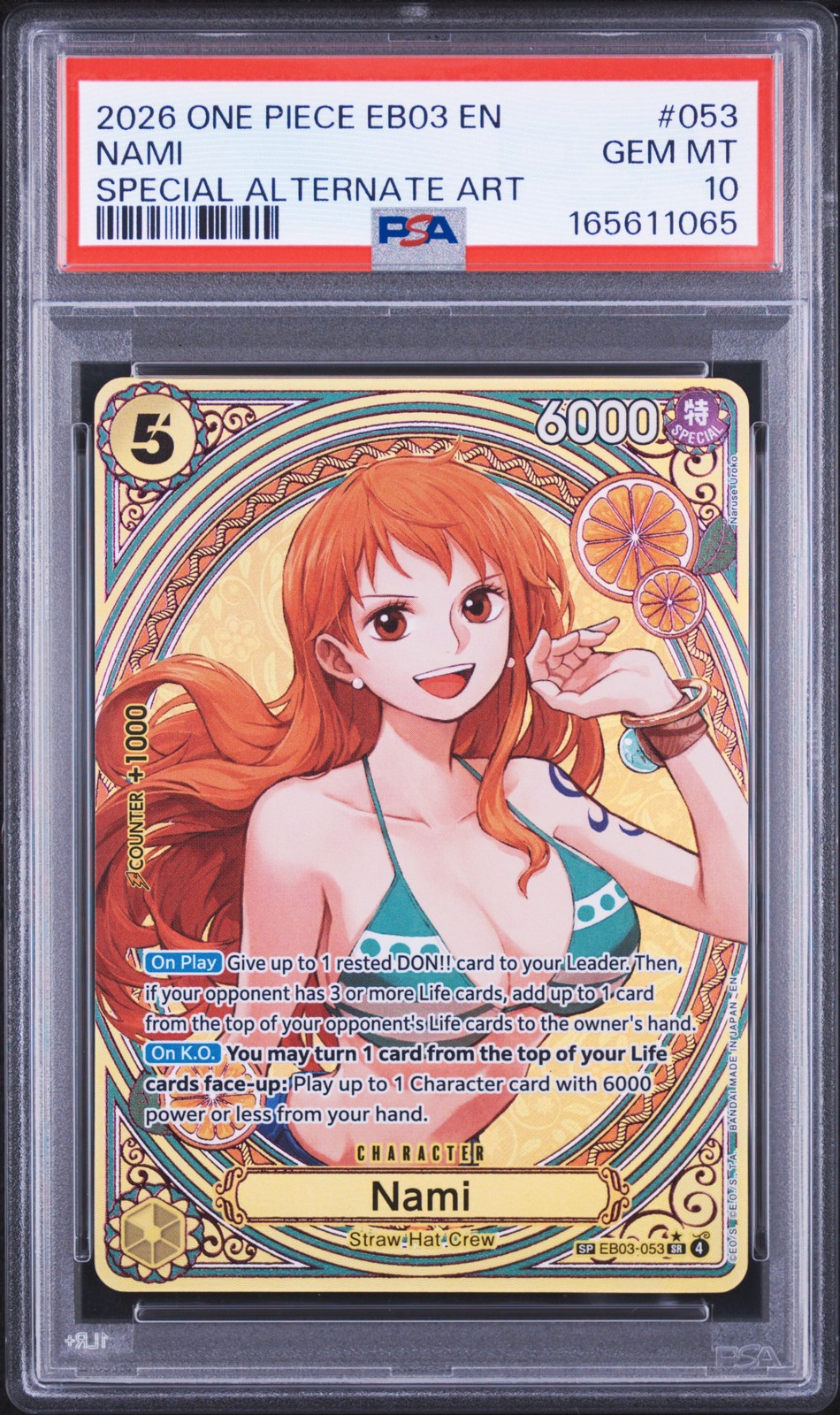 2026 One Piece EB03-Extra Booster -One Piece Heroines Edition- Nami Special Alternate Art 053