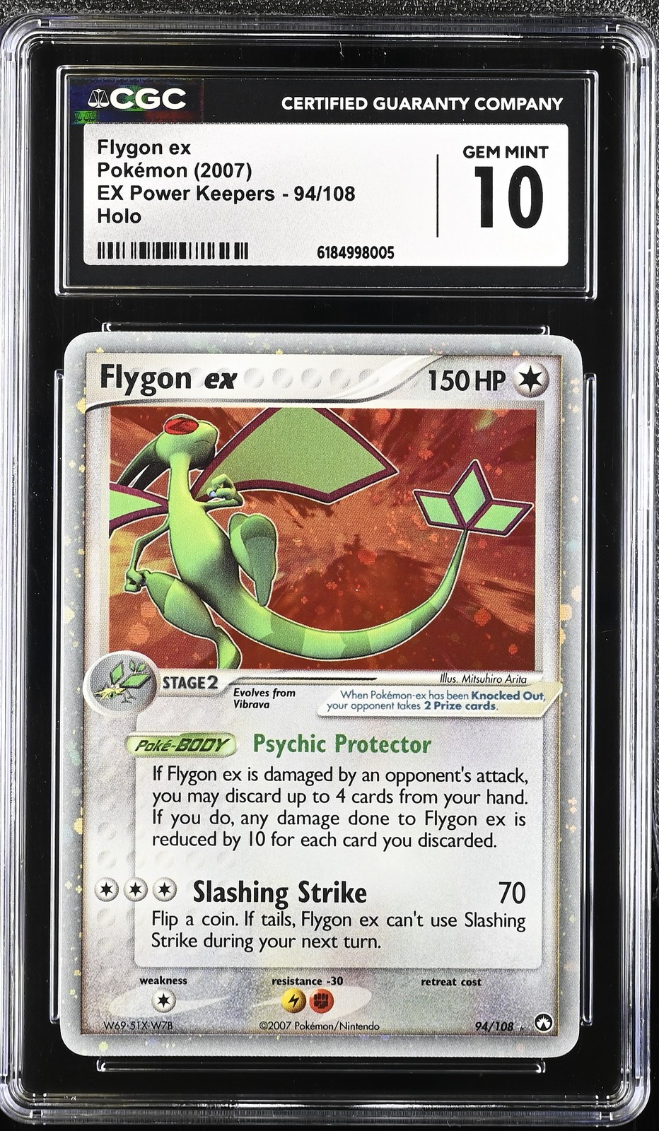 2007 EX Power Keepers - English Flygon ex Ultra Rare Holo 94/108