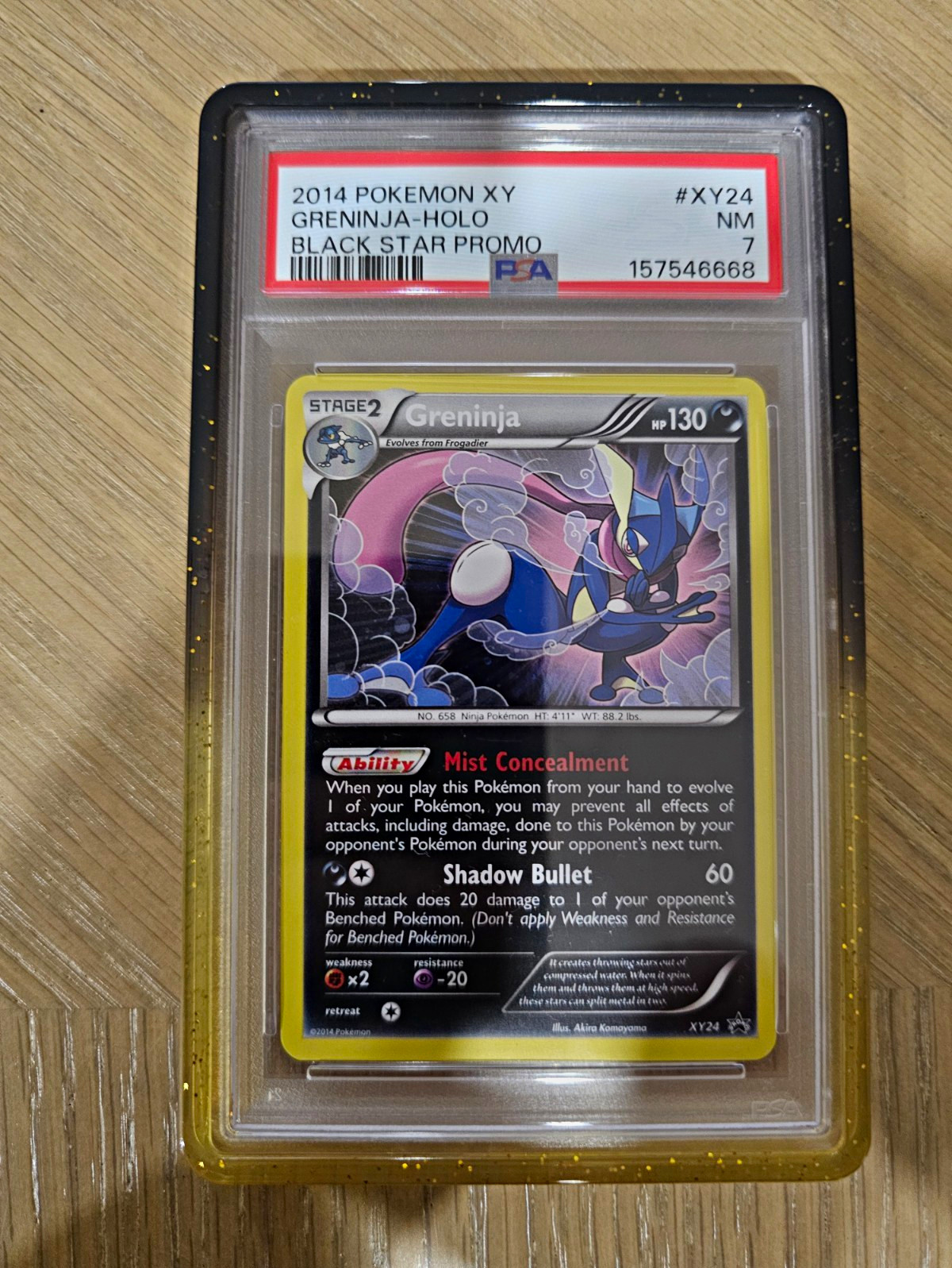 2014 Pokemon XY Black Star Promo Greninja-Holo XY24