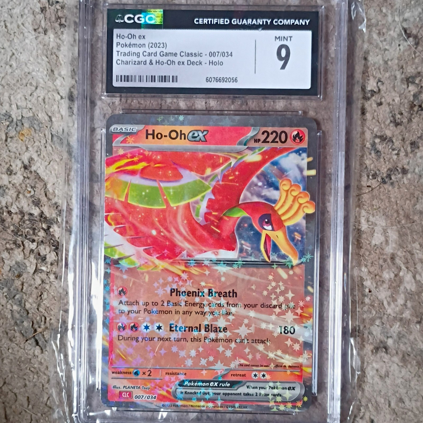 2023 Trading Card Game Classic - CLV, CLC, CLB - English Ho-Oh ex Charizard & Ho-Oh ex Deck - CLC Holo 007/034