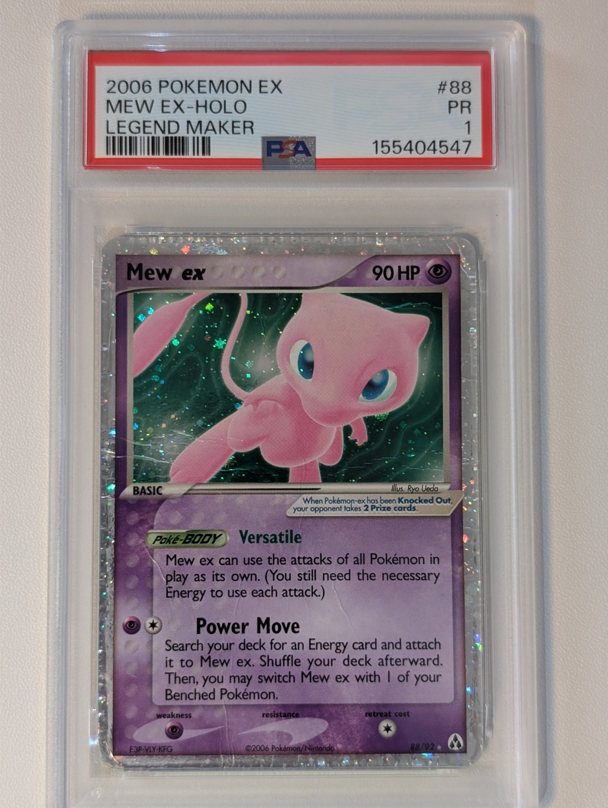 2006 Pokemon EX Legend Maker Mew EX-Holo 88