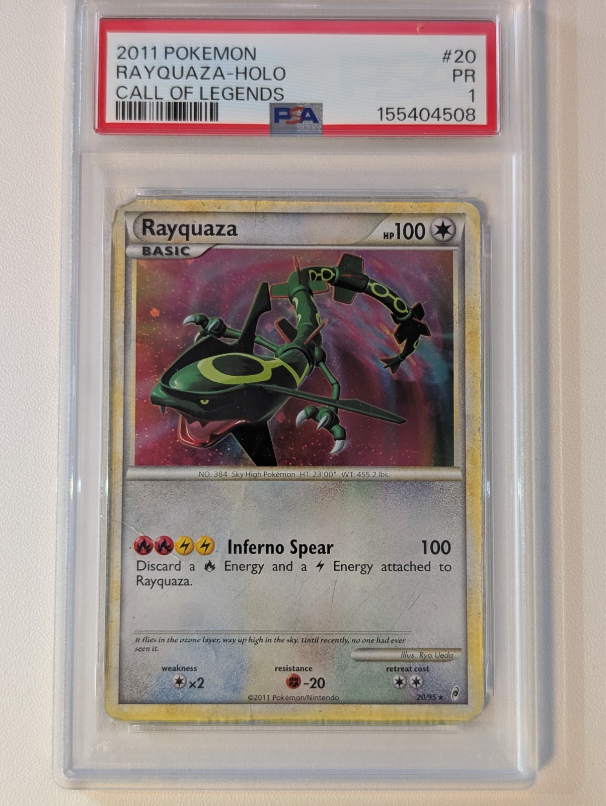 2011 Pokemon Call of Legends Rayquaza-Holo 20