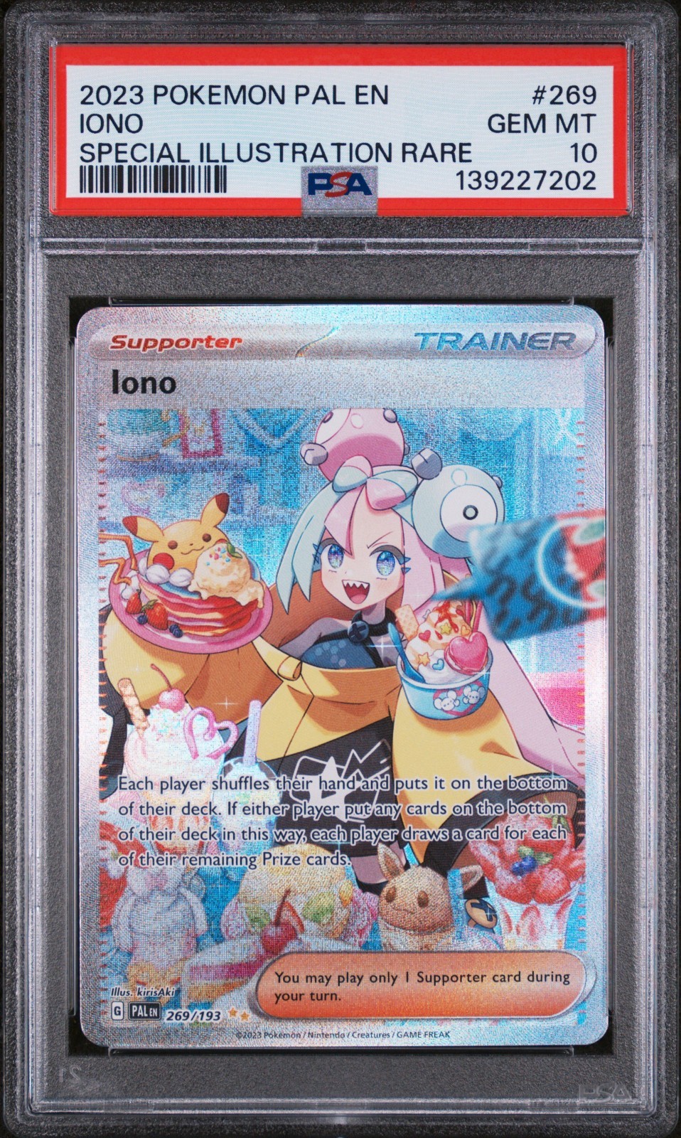 2023 Pokemon Pal EN-Paldea Evolved Iono Special Illustration Rare 269