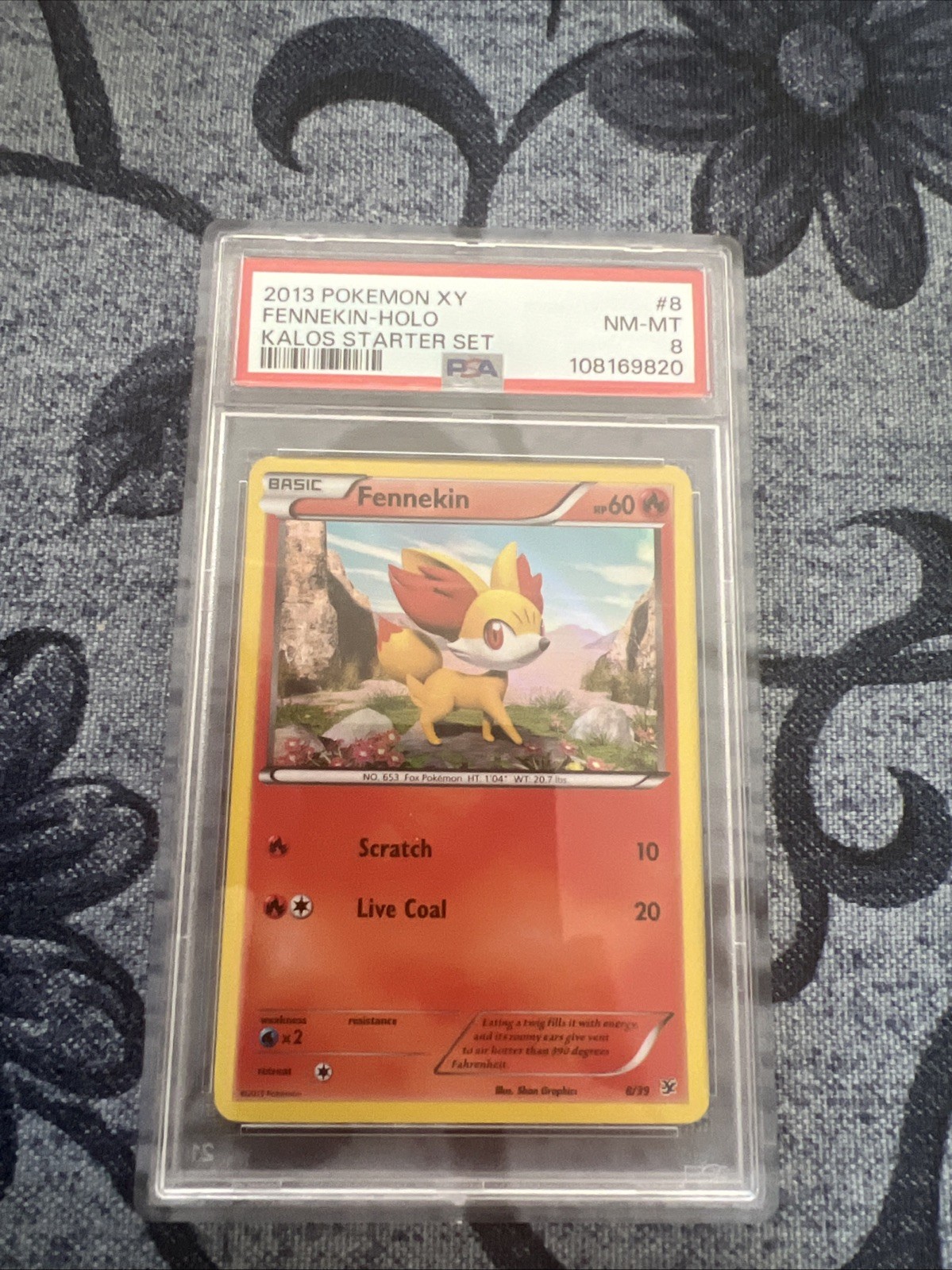 2013 Pokemon XY Kalos Starter Set Fennekin-Holo 8