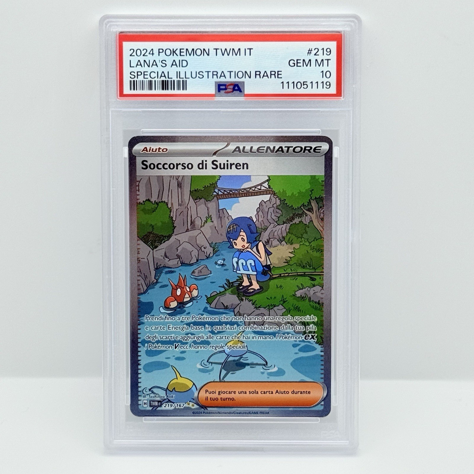2024 Pokemon Italian Twm It-Twilight Masquerade Lana's Aid Special Illustration Rare 219