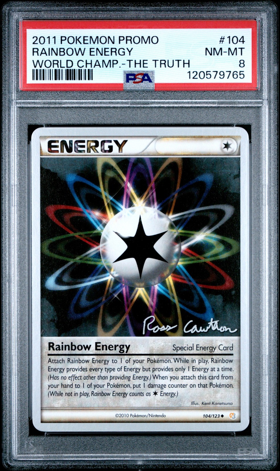 2011 Pokemon World Championships Promo Rainbow Energy The Truth 104