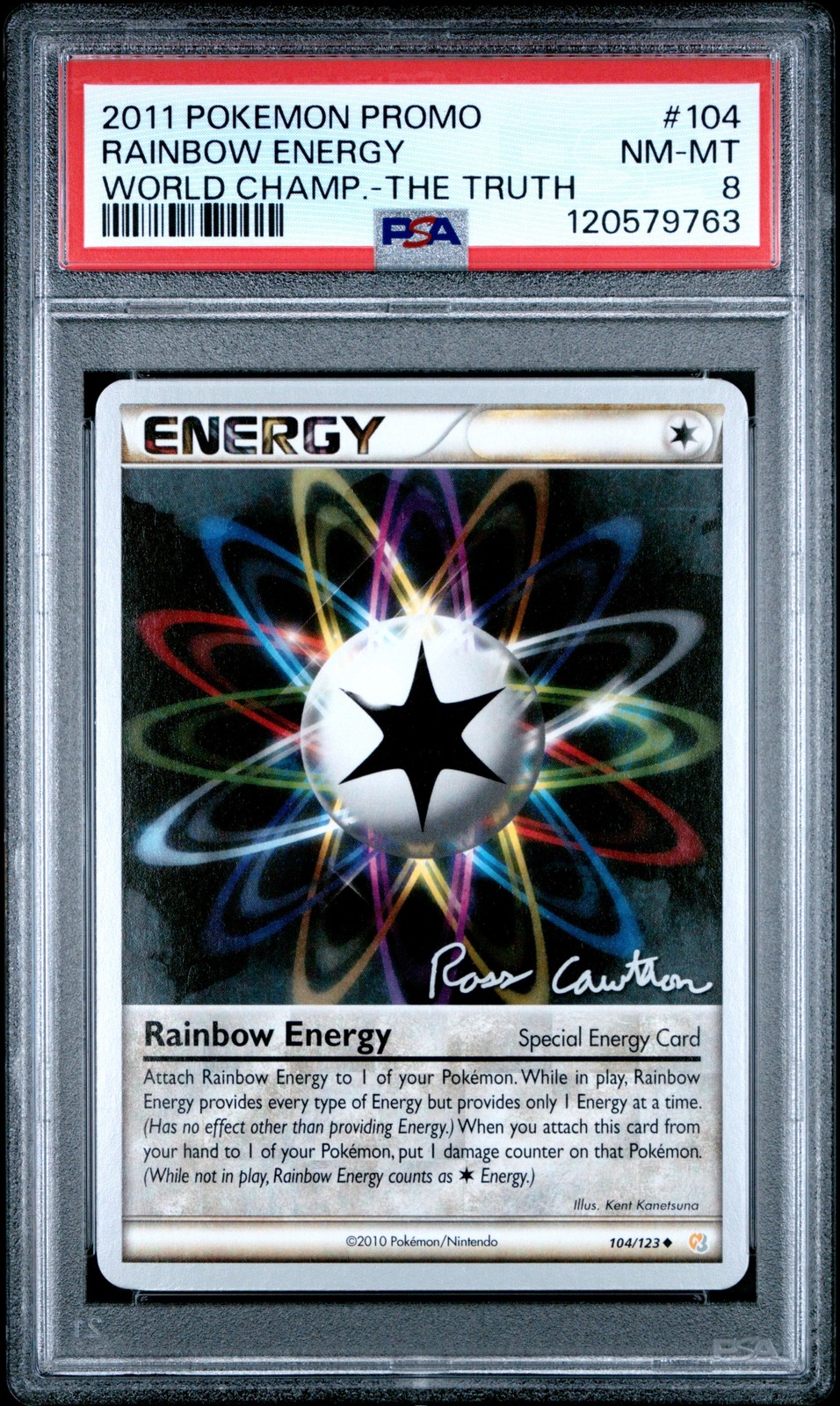 2011 Pokemon World Championships Promo Rainbow Energy The Truth 104