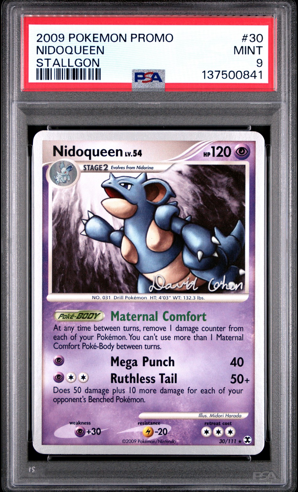 2009 Pokemon World Championships Promo Nidoqueen Stallgon 30