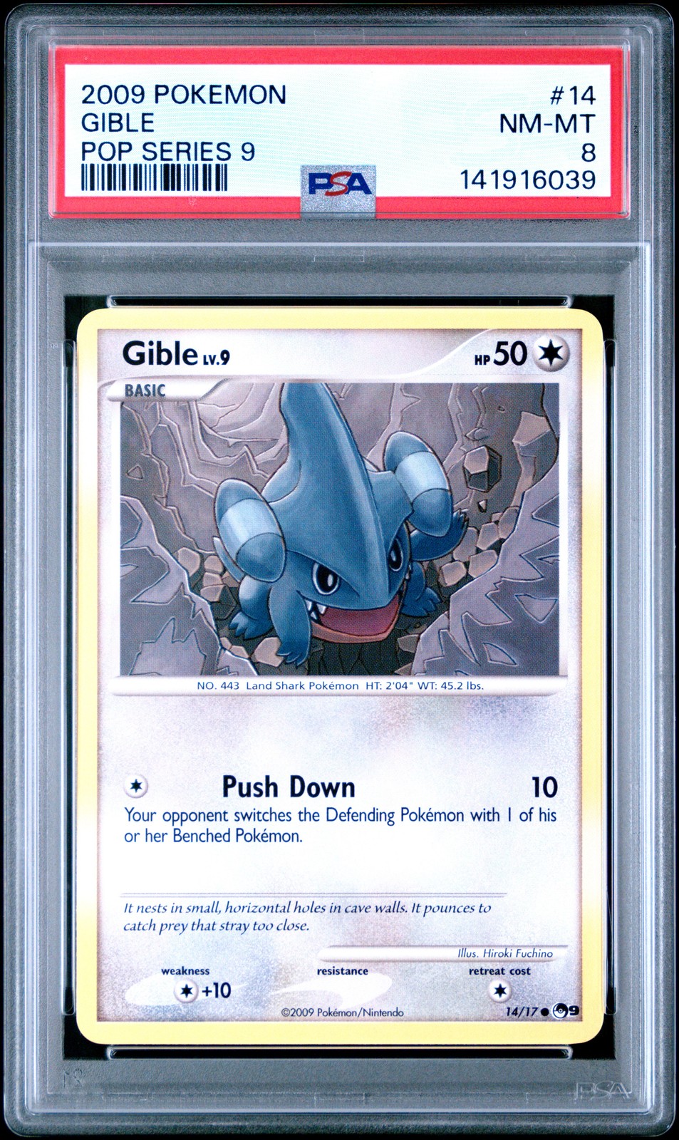 2009 Pokemon Pop Series 9 Gible 14