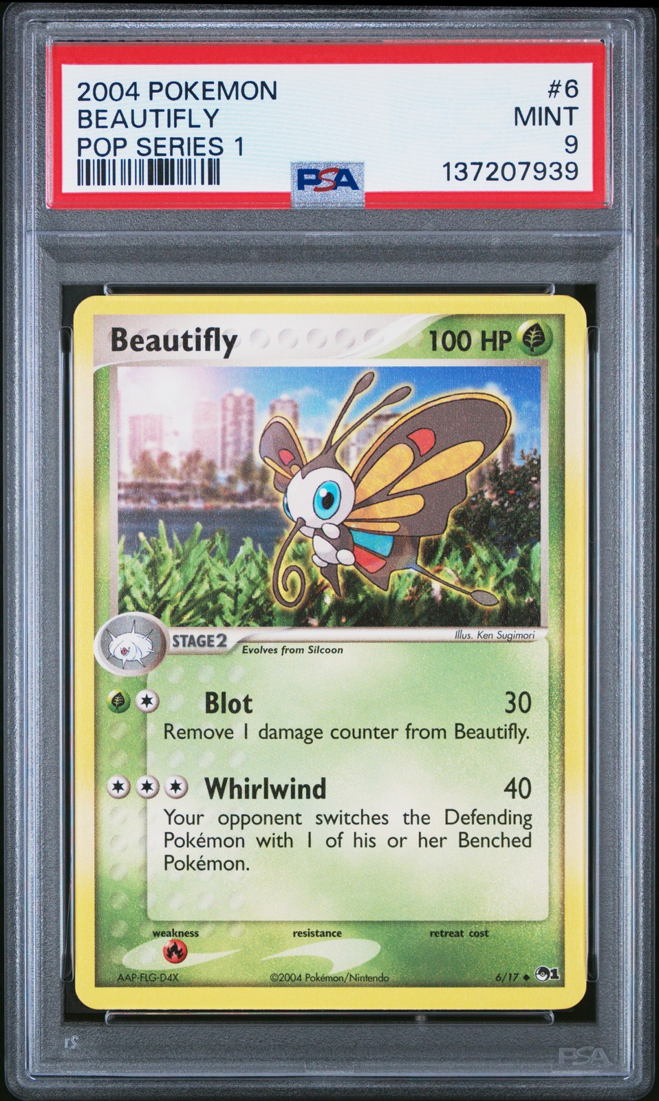 2004 Pokemon Pop Series 1 Beautifly 6