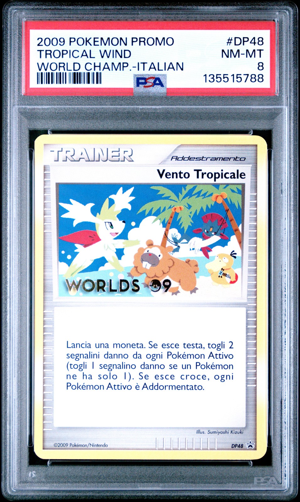 2009 Pokemon World Championships Promo Tropical Wind Italian DP48