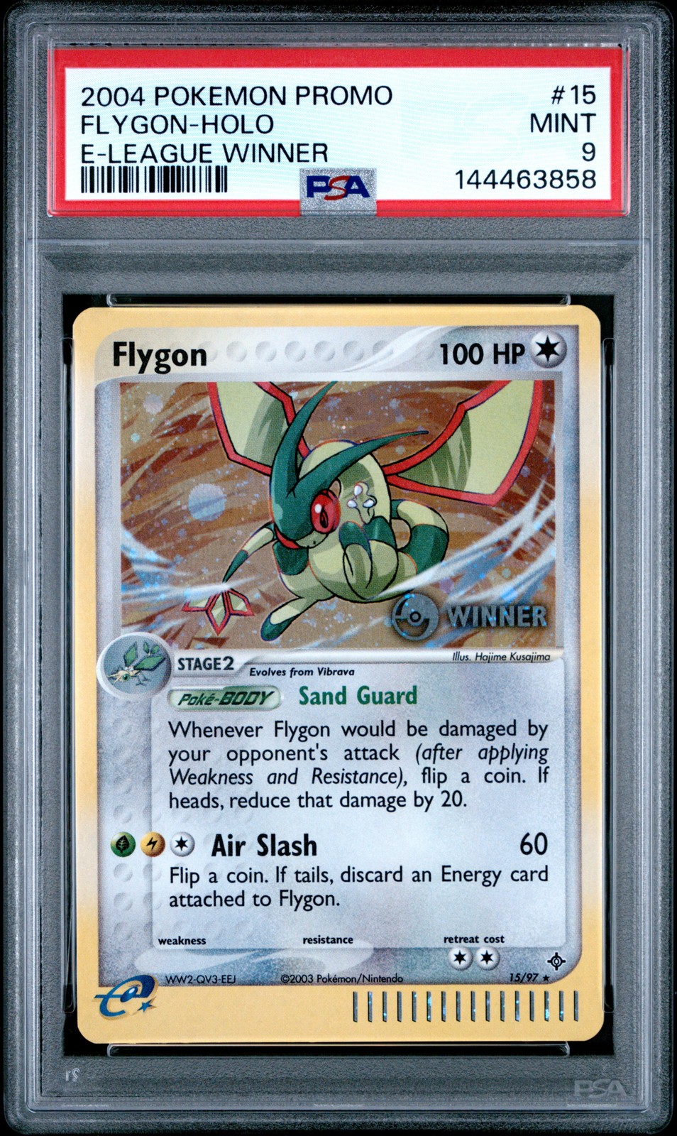 2004 Pokemon Promo Flygon-Holo E-League Winner 15