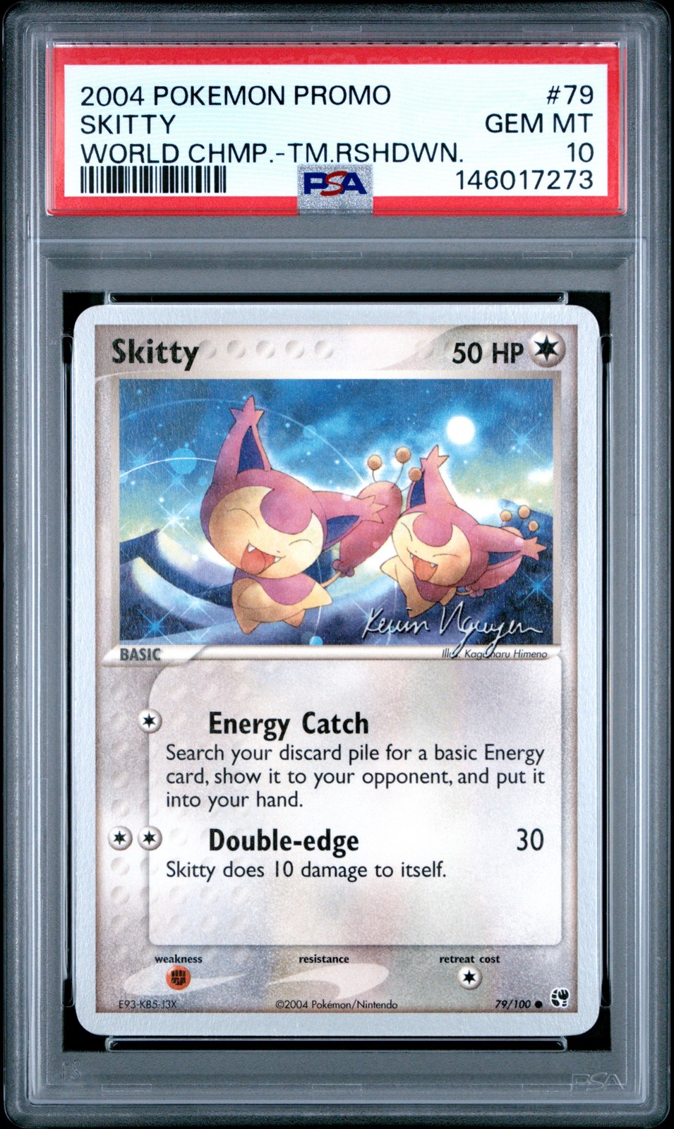2004 Pokemon World Championships Promo Skitty Team Rushdown 79