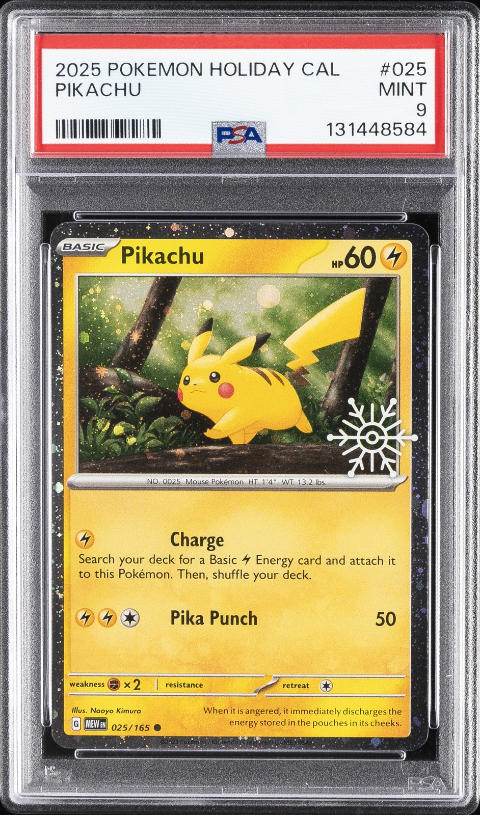 2025 Pokemon Holiday Calendar Pikachu 025