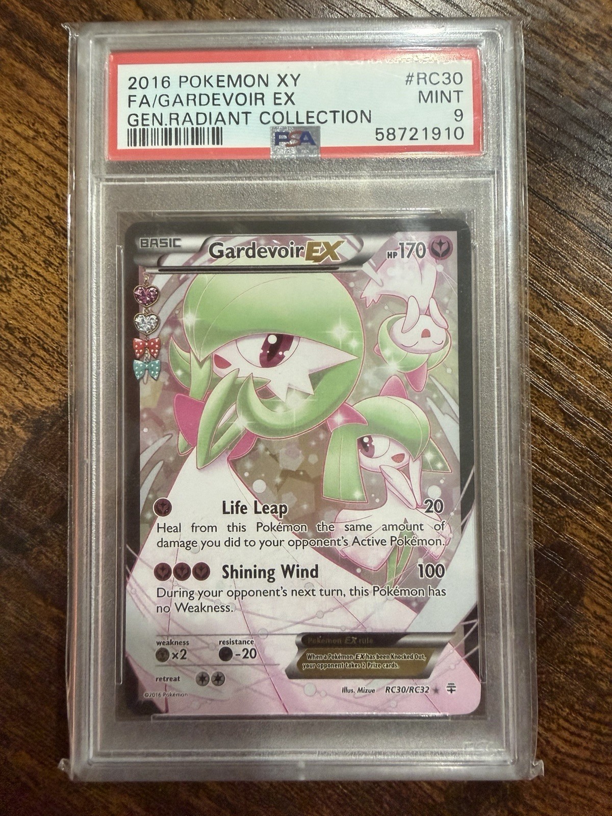 2016 Pokemon XY Generations Radiant Collection Full Art/Gardevoir EX RC30