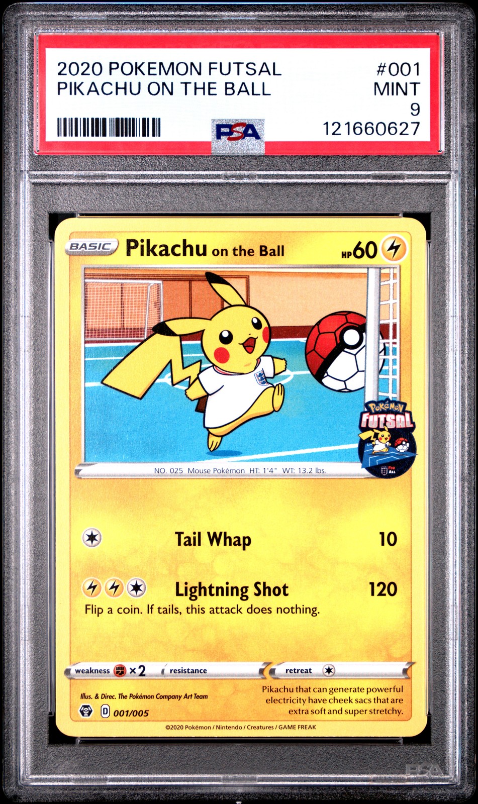2020 Pokemon Futsal Pikachu on the Ball 001