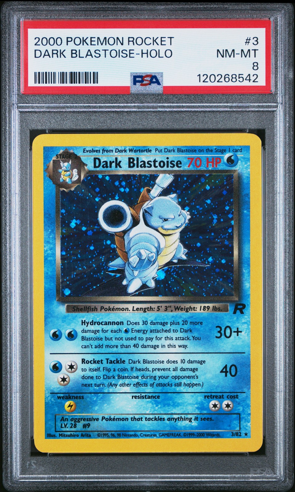 2000 Pokemon Rocket Dark Blastoise-Holo 3