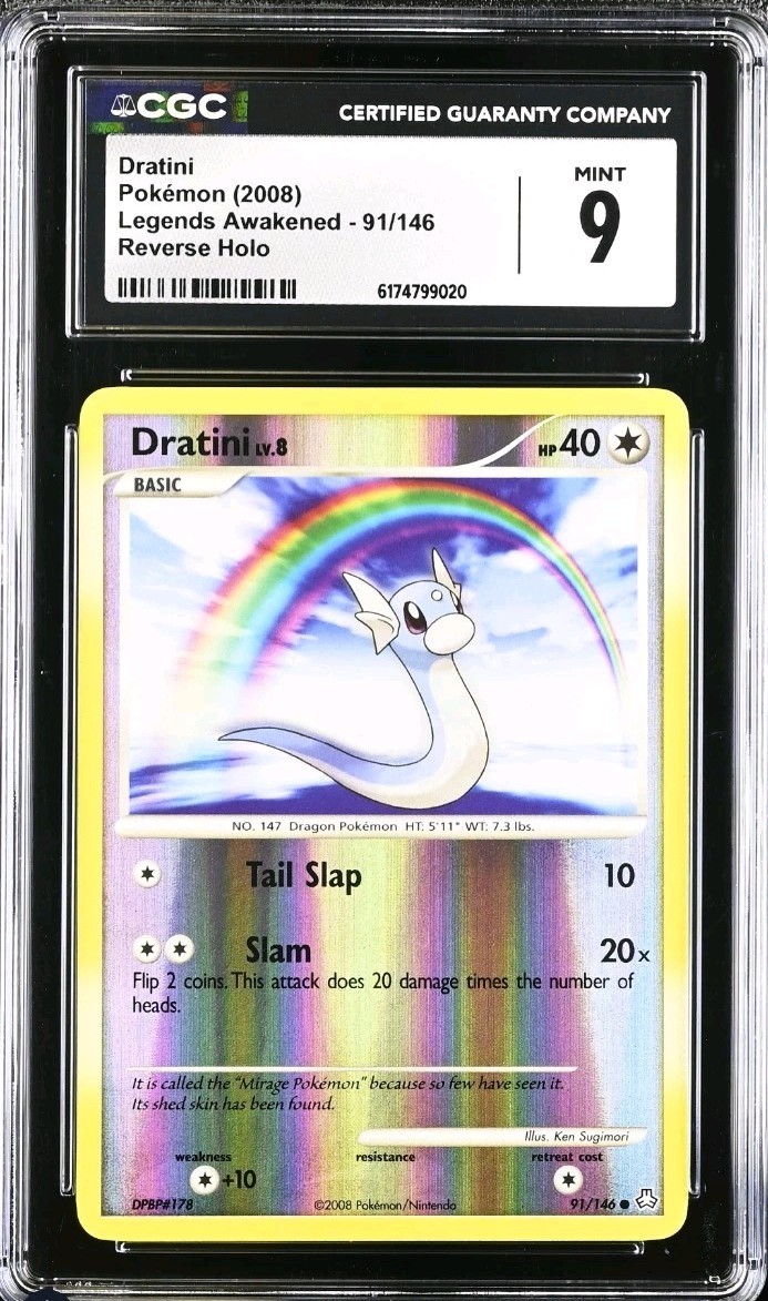 2008 Legends Awakened - English Dratini Common Reverse Holo 91/146