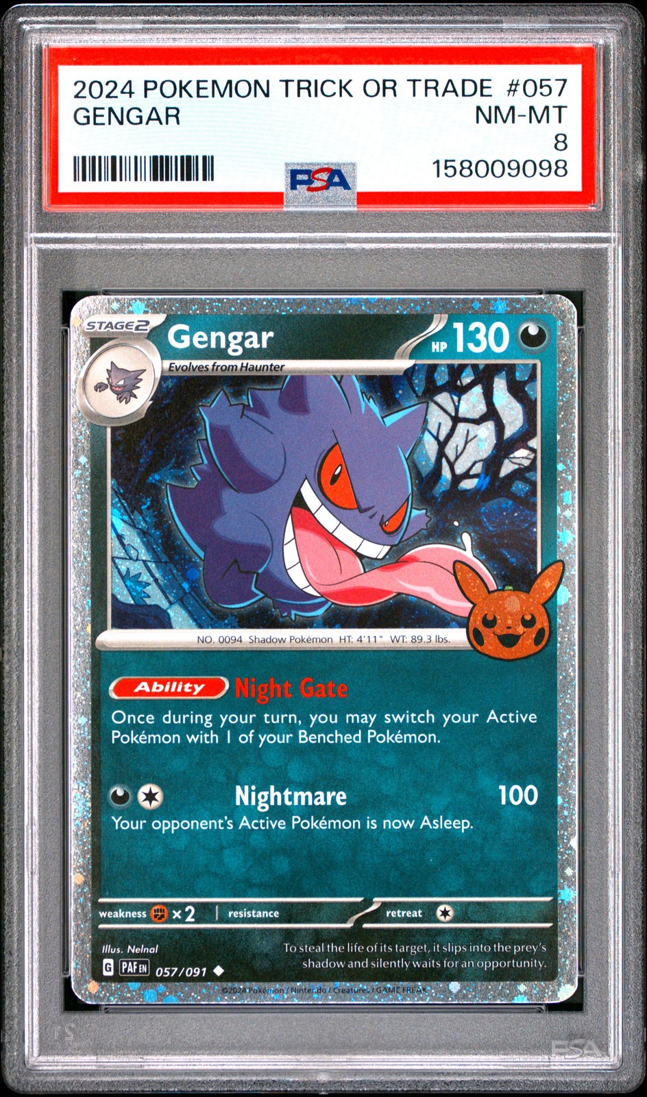 2024 Pokemon Trick or Trade Gengar 057